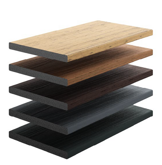 Exterior composite fascia boards