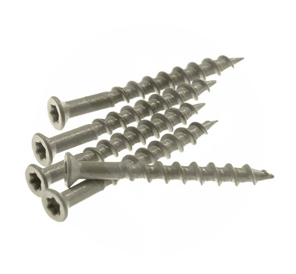 COLOR MATCHING SCREWS FOR EXTERIOR SLAT WALL PANEL