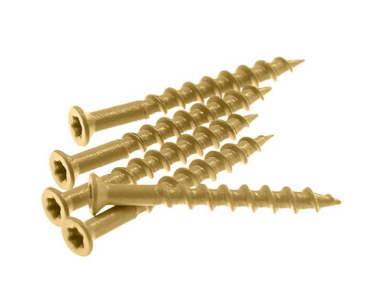 COLOR MATCHING SCREWS FOR EXTERIOR SLAT WALL PANEL