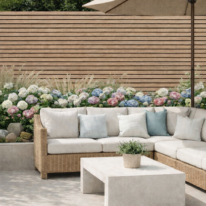 EXTERIOR COMPOSITE SLATTED PANELS