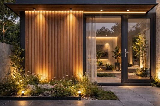 EXTERIOR COMPOSITE SLATTED PANELS