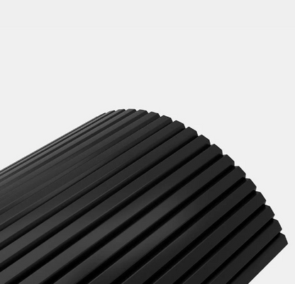 Flexible slatted panels