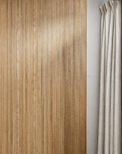 Flexible reeded panels mini