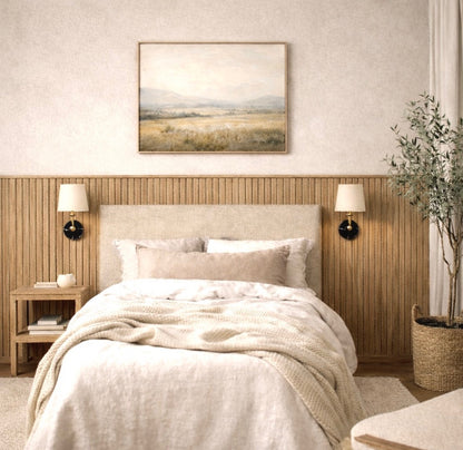Flexible slatted panels